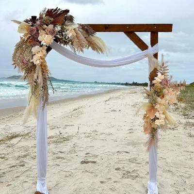 Arbour Floral - Faux Boho Pampas and Neutrals thumbnail 1