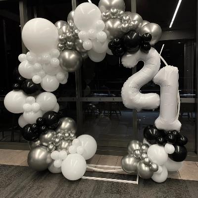 Balloon Garland + Circle Frame Organic