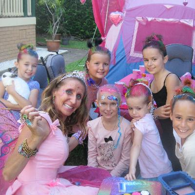 Glamour girl party-Glamour Face painting Party Package (ages 9 and up)