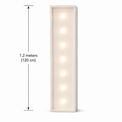 LED 1.2m Light Up Letter 'I' White thumbnail 1
