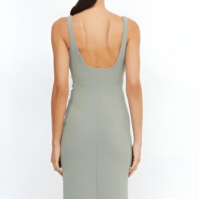 Bec & Bridge Be Mine Square Neck Dress In Sage green Size 6 thumbnail 3