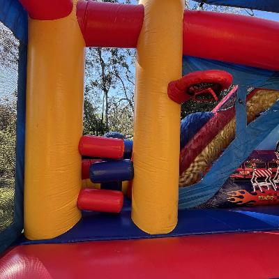 Racing Fun Large Slide Jumping Castle thumbnail 4