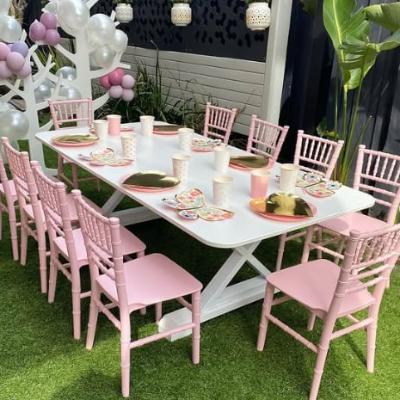 Tiffany Chair Kids Pastel Pink thumbnail 2