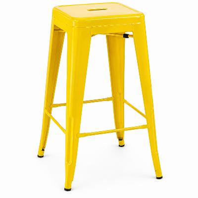 Stool - Tolix Yellow