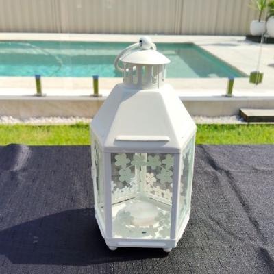 Short White Lantern