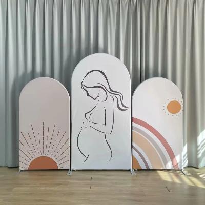 Baby Shower Arch Trio Backdrop thumbnail 2