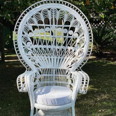 White Boho Chair