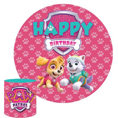 Paw Patrol Round Backdrop package thumbnail 1