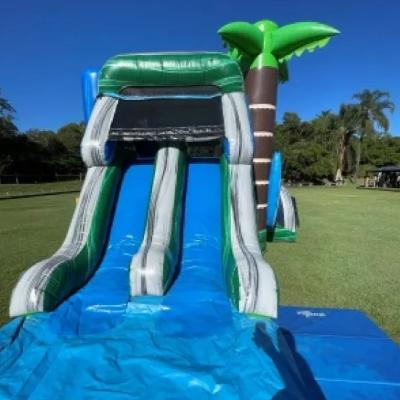 Troppo Double Lane Combo Jumping Castle thumbnail 2