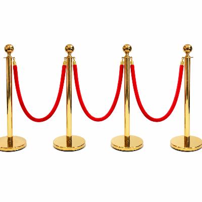 Red Bollard Rope (Gold)