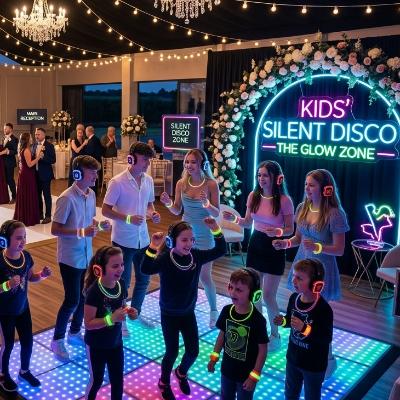 Kids Silent Disco Party Hire - 20 Headsets - 2/3 playlist channels - DIY Package thumbnail 4