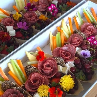 Individual Charcuterie Boxes, Cups Or Boats –  Catering (halal Available) thumbnail 5