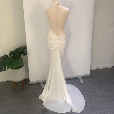 Abbys by Abby Coco Gown With Train White- S, L
