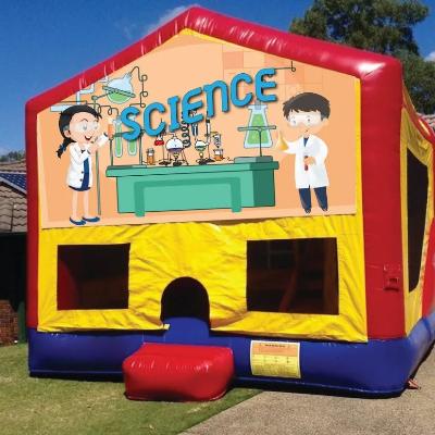 Science Medium Banner Jumping Castle