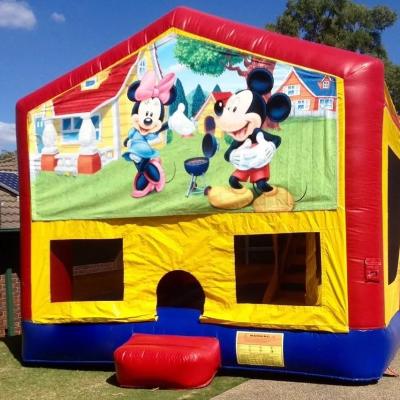 Mickey and Minnie Medium Banner Jumping Castle thumbnail 1