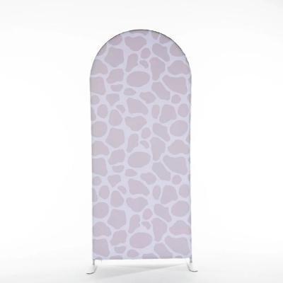 Purple Giraffe Arch backdrop thumbnail 1