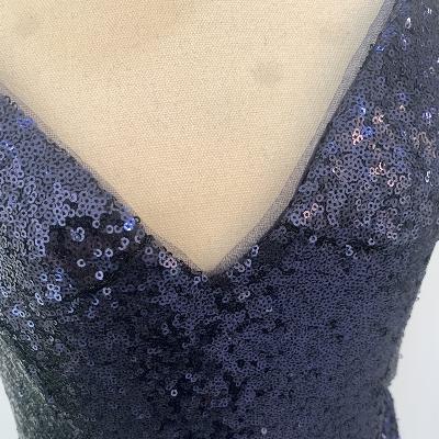 BARIANO Marianne Sequin Gown In Navy Size 14 thumbnail 4