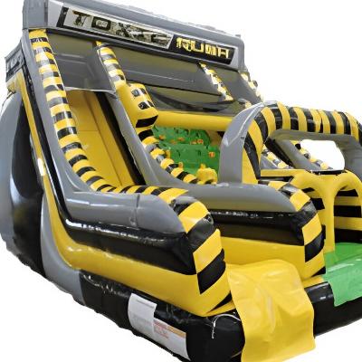 Nuclear Inflatable Vertical Rush Giant Dual Slide