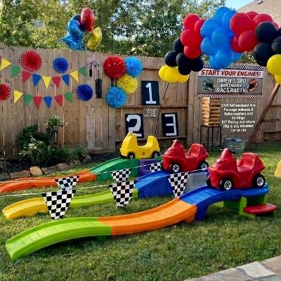 Kids RollerCoaster Race Party Hire - Full Weekend - DIY Package thumbnail 4