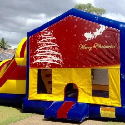 Christmas Large Banner Jumping Castle