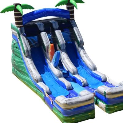 Hawaiian Dual Lane Waterslide Inflatable
