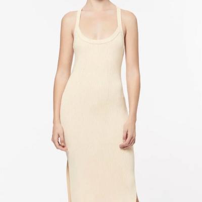 Manning & Cartell Sweet Ride Knit Dress - Beige and Brown Size S,M