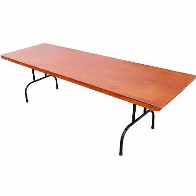 Table - 2.4m Wood Economy Rectangle Table thumbnail 1