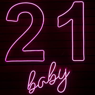21 Baby Neon Sign