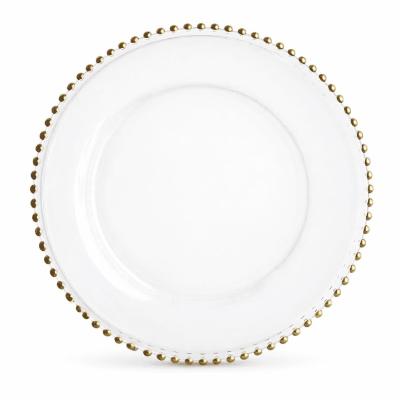 Gold Beaded Charger Plate