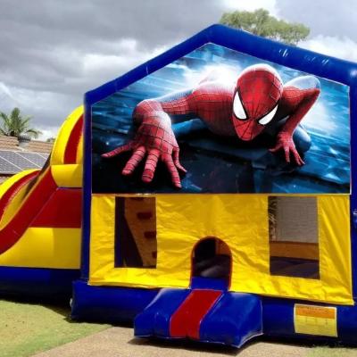 Spiderman Large Banner Jumping Castle