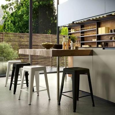 Metal Bar Stool White thumbnail 3