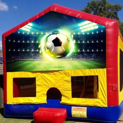 Soccer Medium Banner Jumping Castle