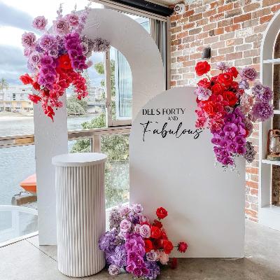 Veronica Hollow Arch and Flowers Package