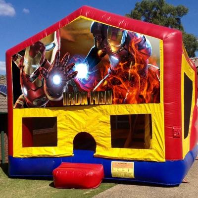 Iron Man Medium Banner Jumping Castle thumbnail 1