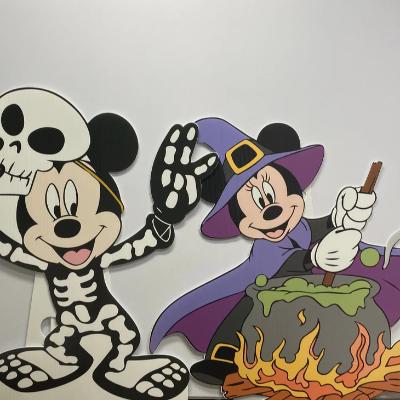 Halloween Mickey and Minnie Standee package
