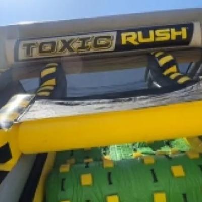 Nuclear Inflatable Vertical Rush Giant Dual Slide thumbnail 2