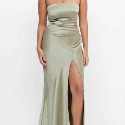Bec and Bridge Dreamer Strapless Maxi Dress Size 8