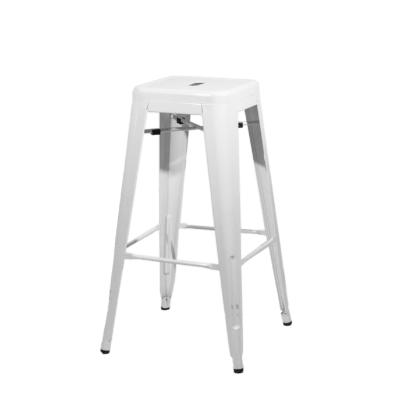 Metal Bar Stool White