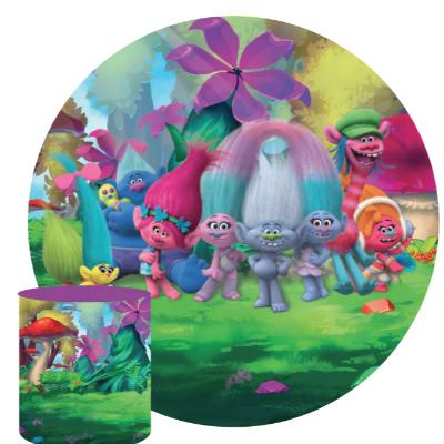 Troll Dolls Round Backdrop package thumbnail 1