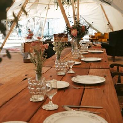 Rustic Recycled Timber Tables thumbnail 2