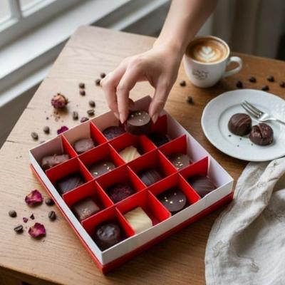 Premium Chocolate Bonbons Box (16 Pcs) –  Gourmet Desserts thumbnail 1