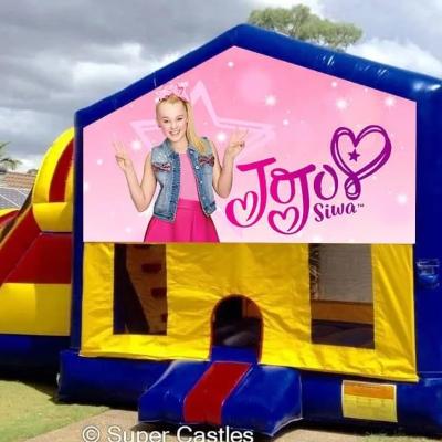 Jojo Siwa Large Banner Jumping Castle