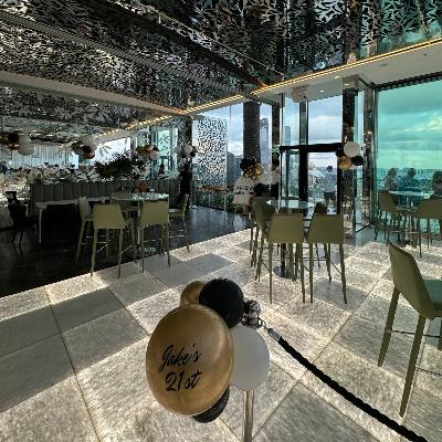 Easel With Balloons And Venue Balloons thumbnail 4