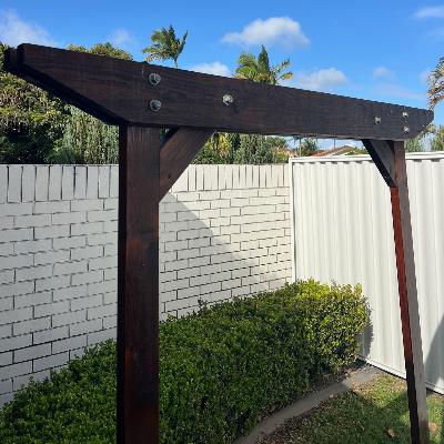 Timber Wedding Arbour For Hire thumbnail 3