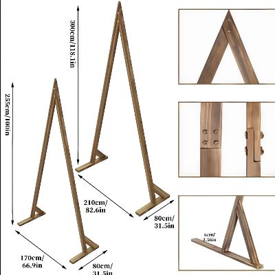Wooden Double Triangle Arbour thumbnail 6