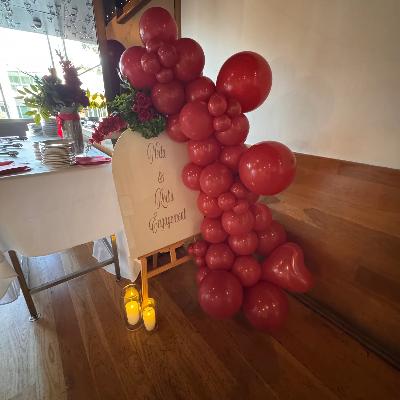 Luxury Romance Backdrop and Balloons Package For Anniversaries Or Engagements thumbnail 3