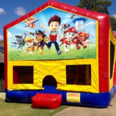 Paw Patrol Medium Banner Jumping Castle thumbnail 1