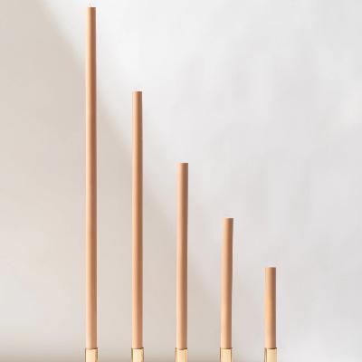 Venti Brown Cathedral Candles - 60cm - PAIR