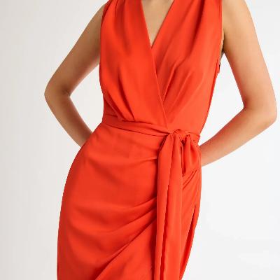 Sheike Saskia Midi Dress - Red Sizes 8 & 10 thumbnail 2