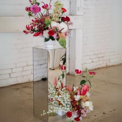 Plinths silver mirror set thumbnail 2